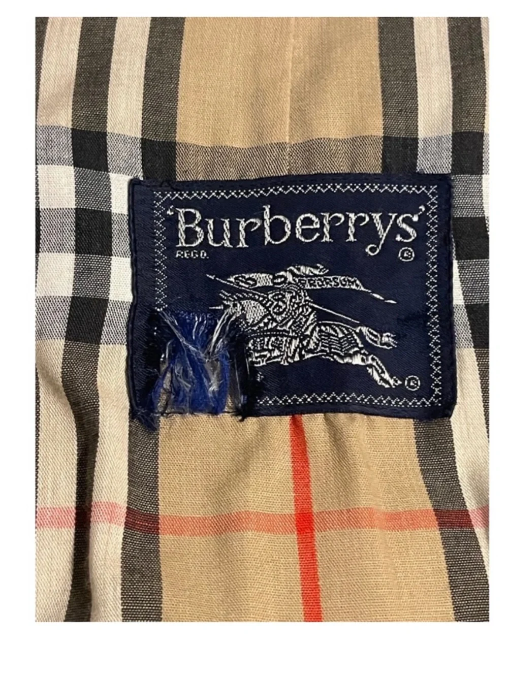 Vintage Burberrys Trench Coat Tan Beige Nova Check Lining Women Long Belted - Picture 4 of 16
